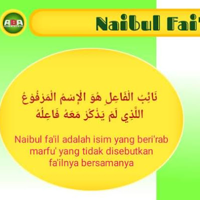 Pengertian Naibul Fa'il dan Contohnya